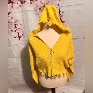 Love tree, zipper crop top